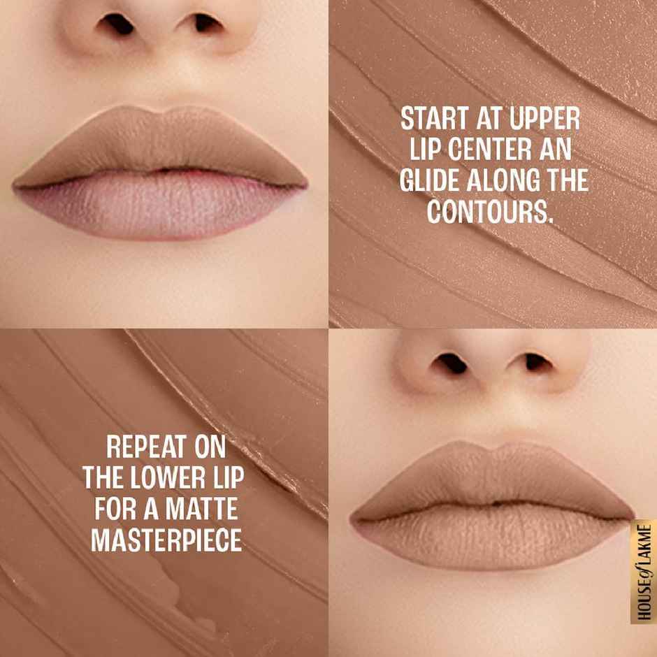 Lakme 9 To 5 Primer + Matte Lipstick- Salty Caramel