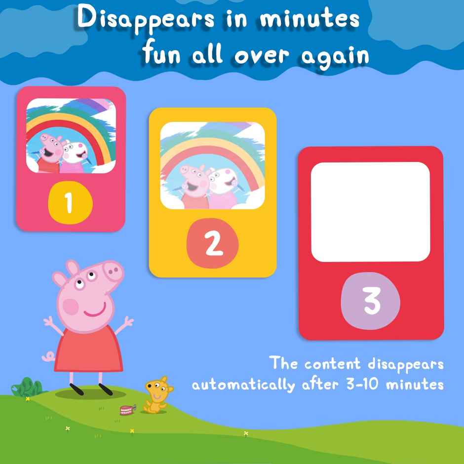 Wembley Peppa Pig Water Doodle Mat � Includes 2 Stencils & 2 Magic Water Pens, Mess-Free