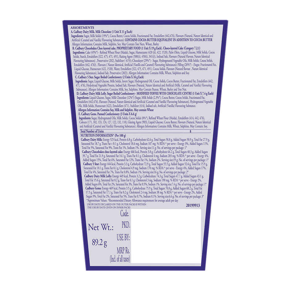 Cadbury Celebrations Assorted Chocolate