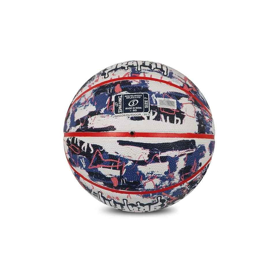Vector X Spalding Graffiti Rubber Basketball | Blue-Red