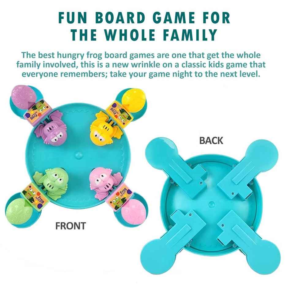 Wembley Hungry Frog Games Eating Beans Games | Indoor Interactive Game Toy For 4 Player