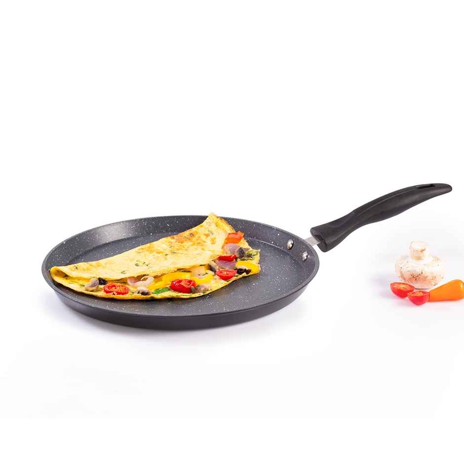 Wonderchef Duralite Die-Cast Dosa Tawa 28 Cm, Grey