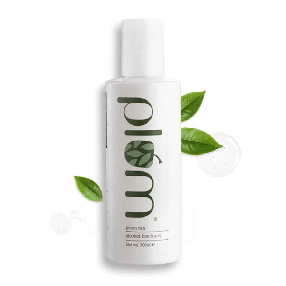 Plum Green Tea Pore Cleansing Face Wash Acne Face Wash Oily Skin| Bright Clear Skin Soap-Free|(100ml), Plum Green Tea Alcohol-Free Toner(200ml) & Plum Green Tea Oil Free Moisturizer (50ml) Combo