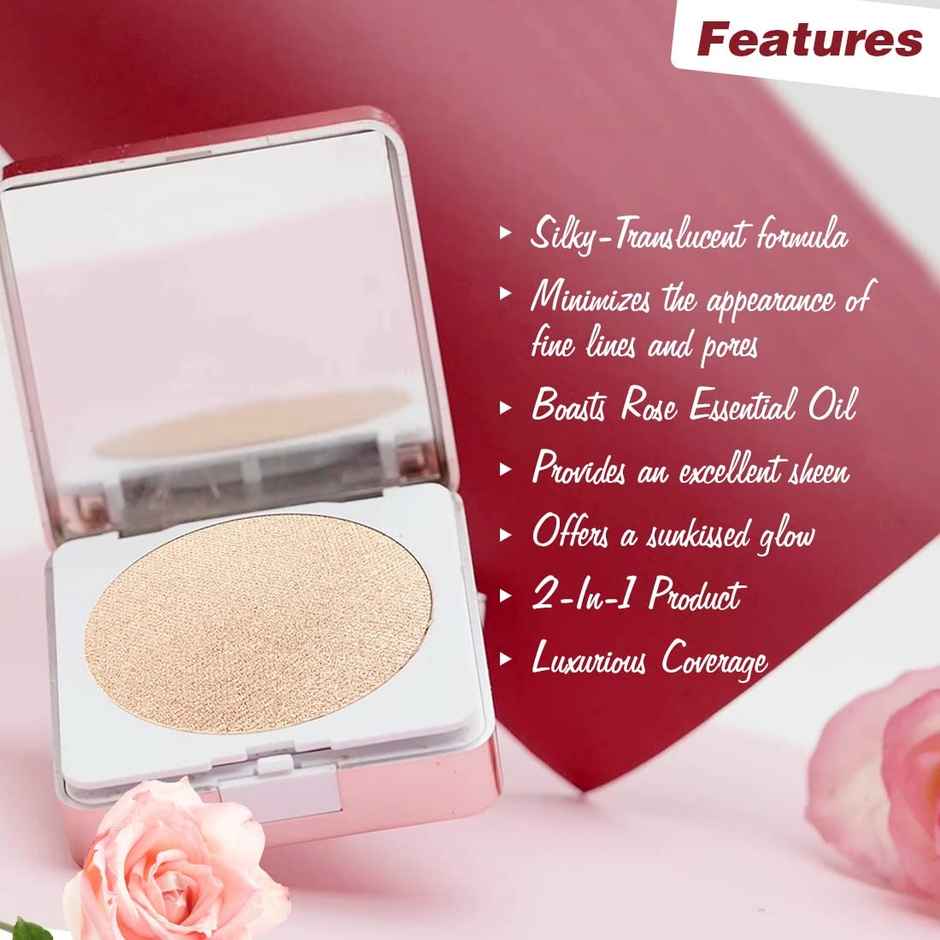 Coloressence Roseate Metallic HighlighterPressed Face Illuminator Powder | Golden Ash
