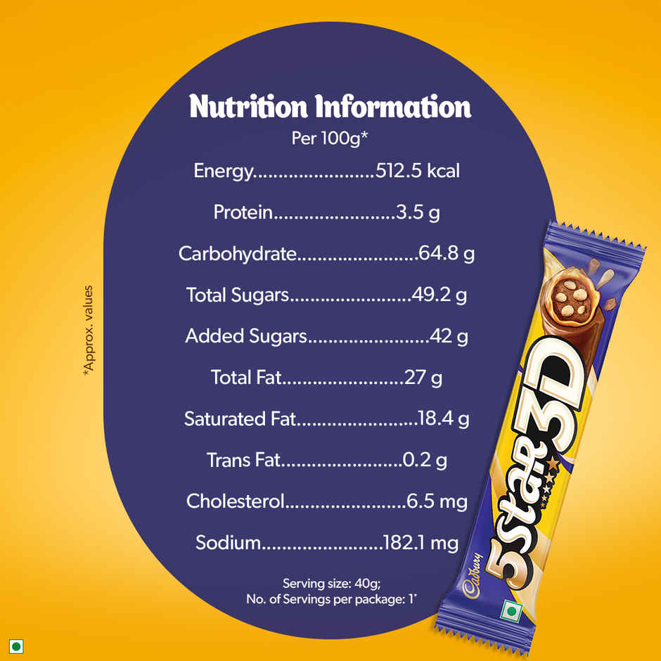 Cadbury 5 Star 3D Chocolate Bar