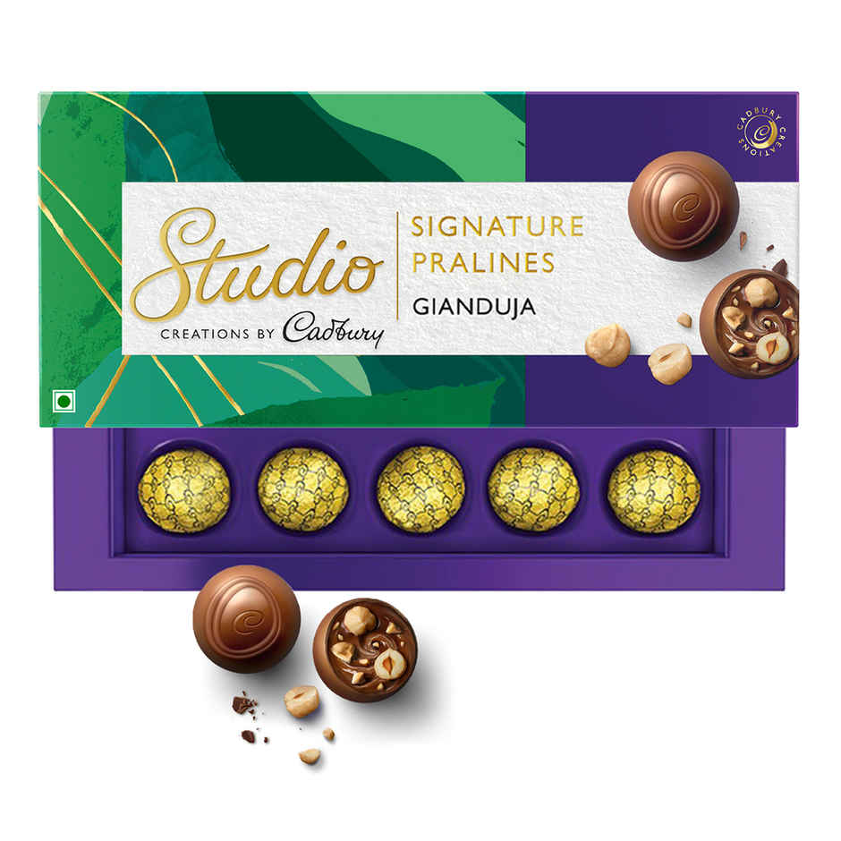 Cadbury Studio Gianduja Hazelnut Signature Pralines Chocolate