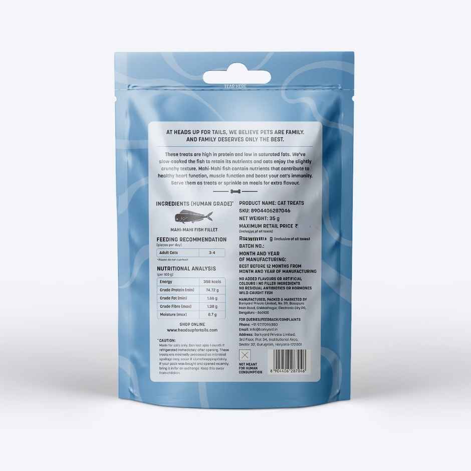 HUFT Mahi Mahi Fish Crunchies Crunchy Cat Treat