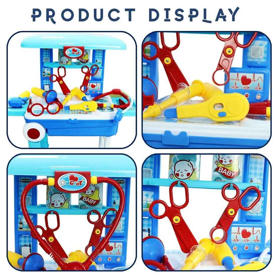 Wembley Pretend Play Doctor Play Sets For Boys/Girls/Kids Toys With Suitcase - Doctor Set - Trolley