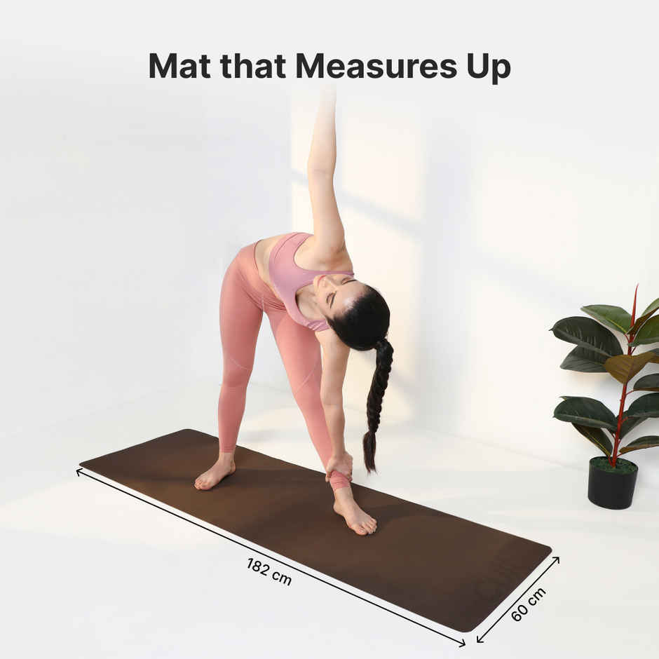 Cultfit EVA Yoga Mat | WS | Brown - 4 mm