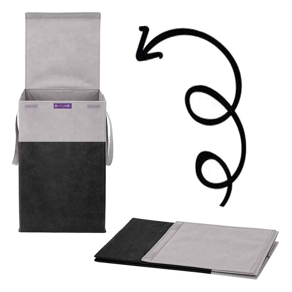 Prettykrafts 13, Square with lid Nw plain lange Black (Black)