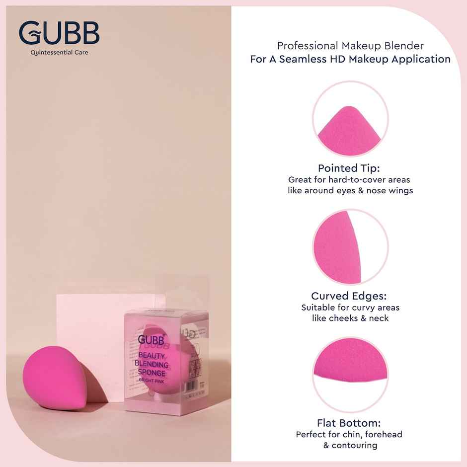 Gubb Beauty Blender Bright Pink Single