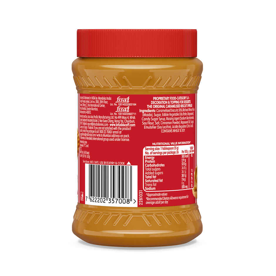 The Health Factory Zero Maida Multigrain Bread | Clean Label, Not Brown (375g) & Lotus Biscoff Caramelized Smooth Spread (400g) Combo