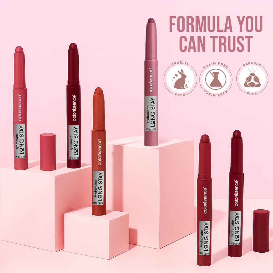 Coloressence Hydramatte Long Stay Lippie Crayon | Intense Pigment, All-Day Comfort | Balze