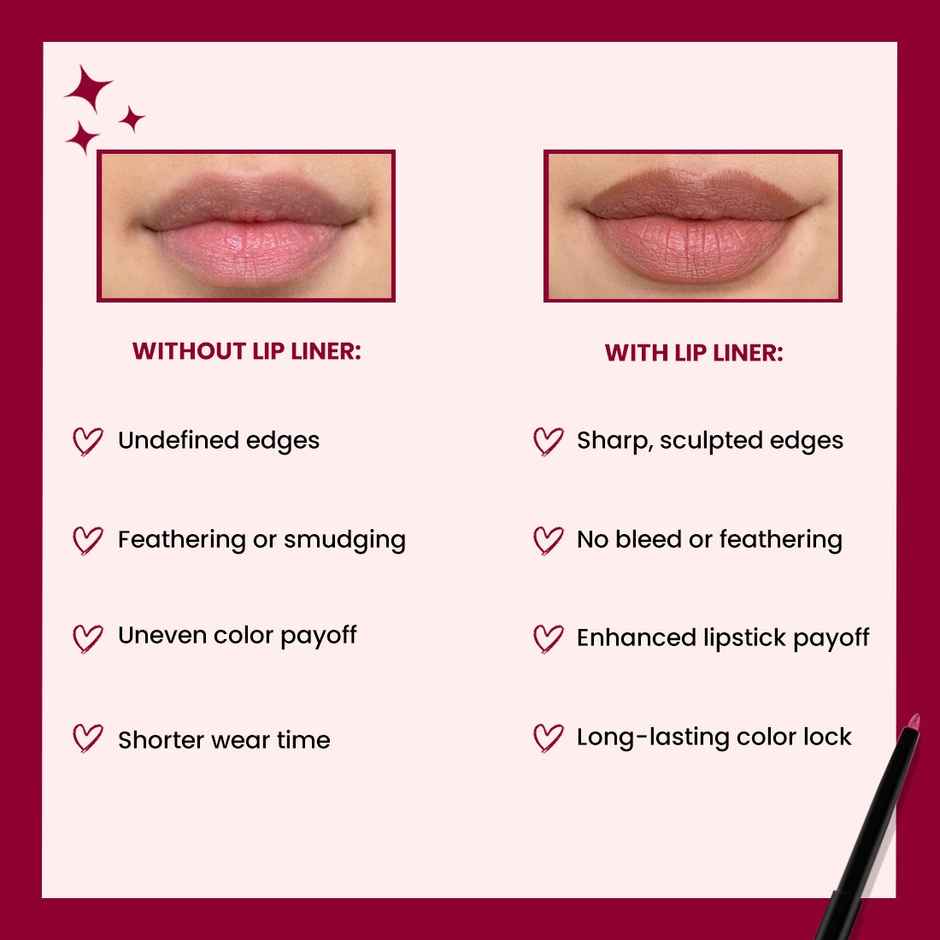 Coloressence Pout Perfect Lip Liner | Maroon