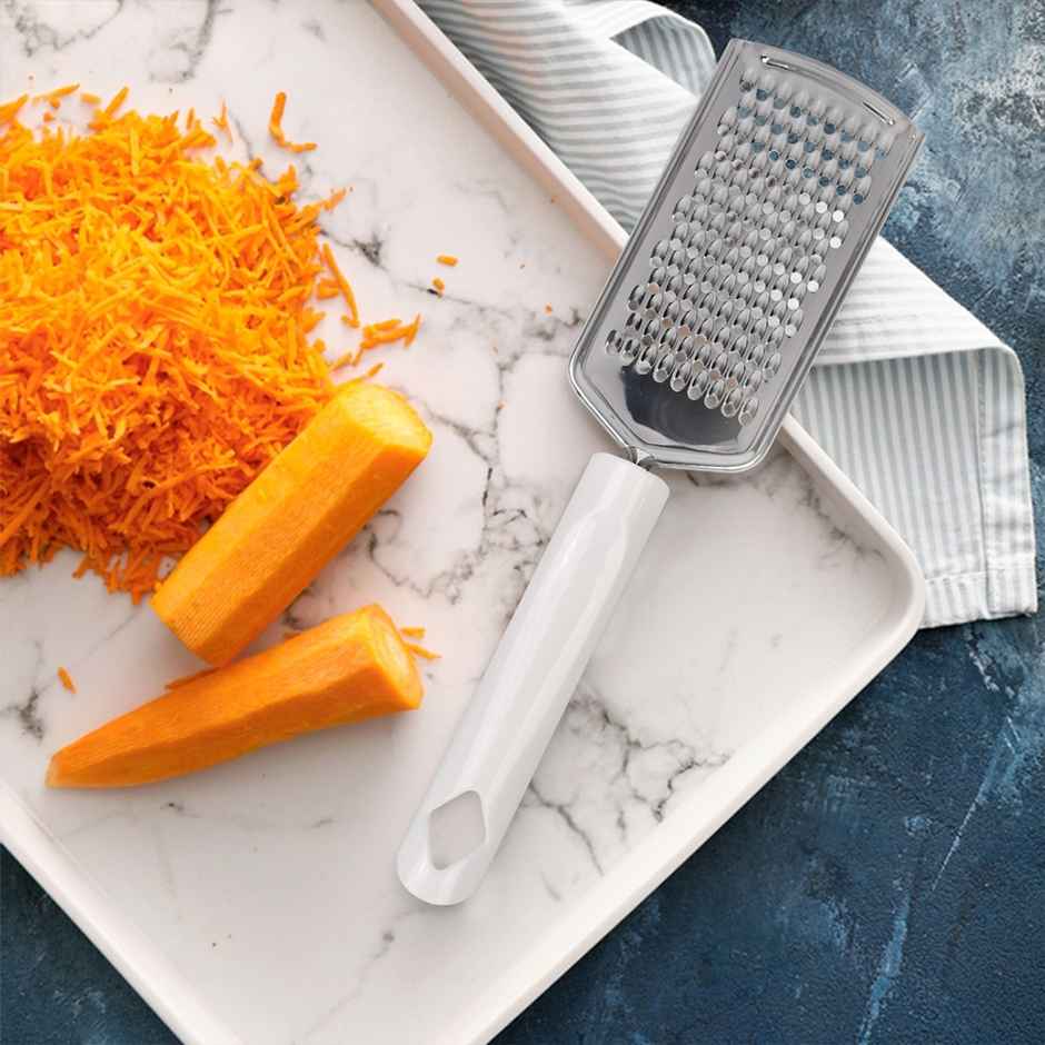 Habitat Diamond Professional Hand Grater For Cheese | Carrot | Ginger Etc Stainless Steel Blades