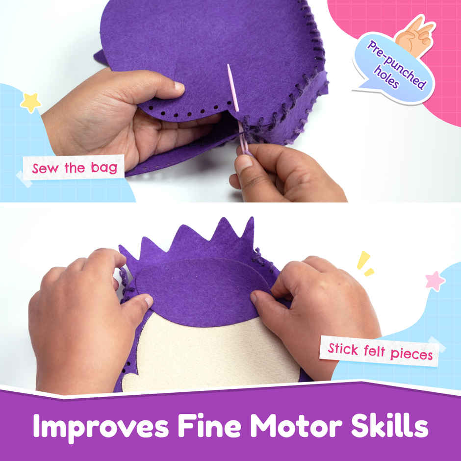 Bloomingo Diy Princess Sling Bag Kit | Art & Craft Kit For Ages 4+