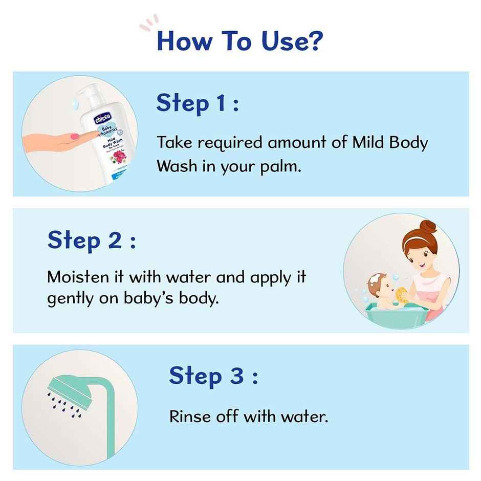 Chicco Baby Moments Mild Bodywash Protect