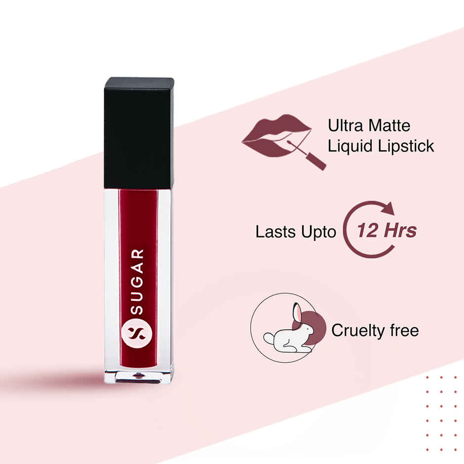 SUGAR Smudge Me Not Liquid Mini Lipstick - 43 Hot Shot