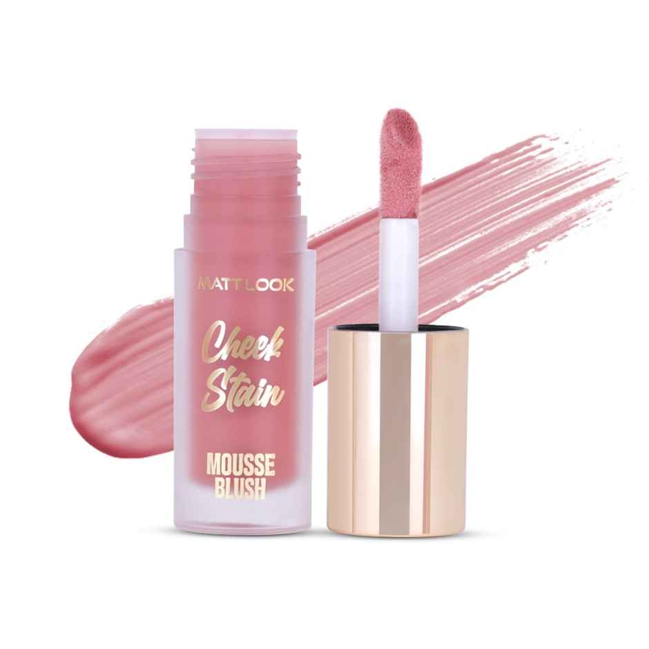Mattlook Cheek Stain Mousse Blusher | For Long Lasting Make up Look | Paradise-05