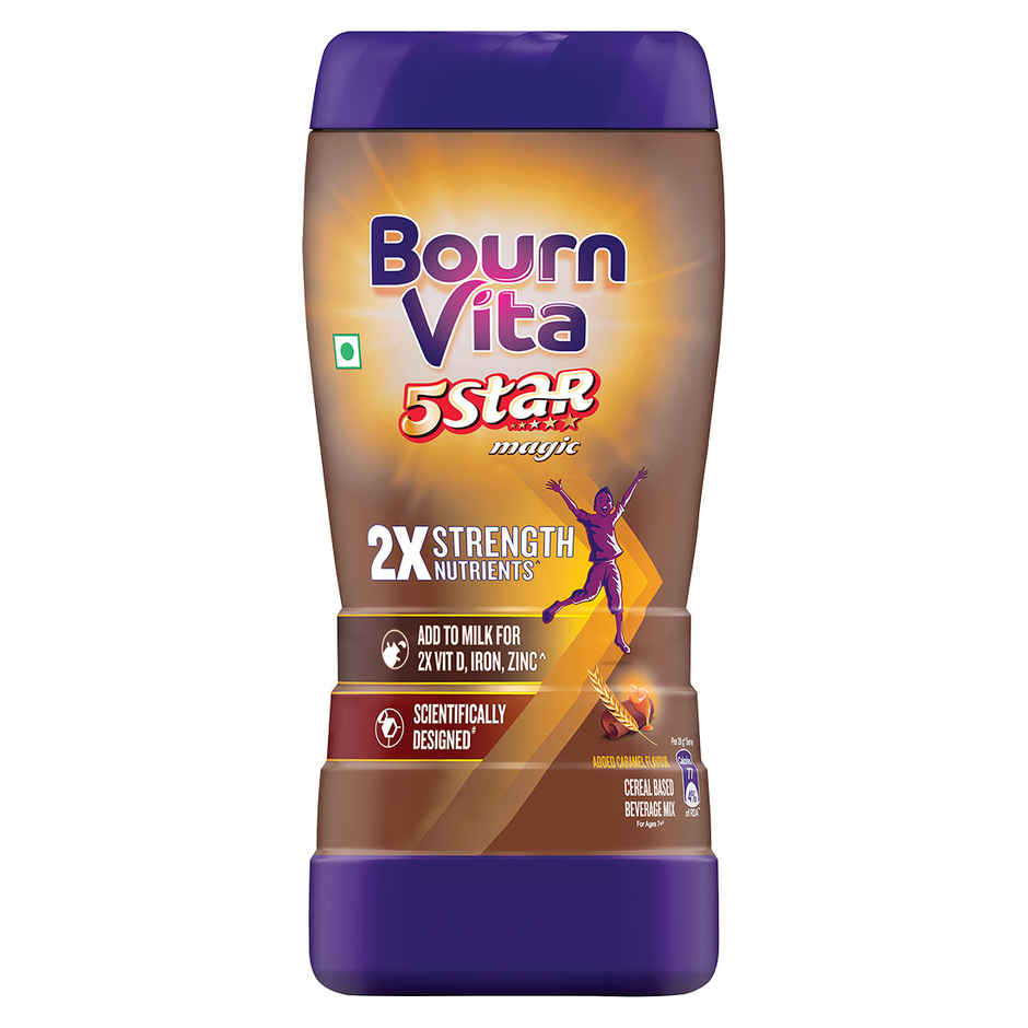 Bournvita 5 star Chocolate Drink Mix | For 5+ years Kids