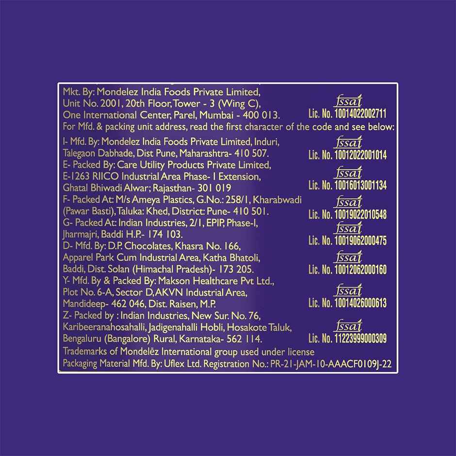 Cadbury Dairy Milk Mini Treats Chocolate Pack