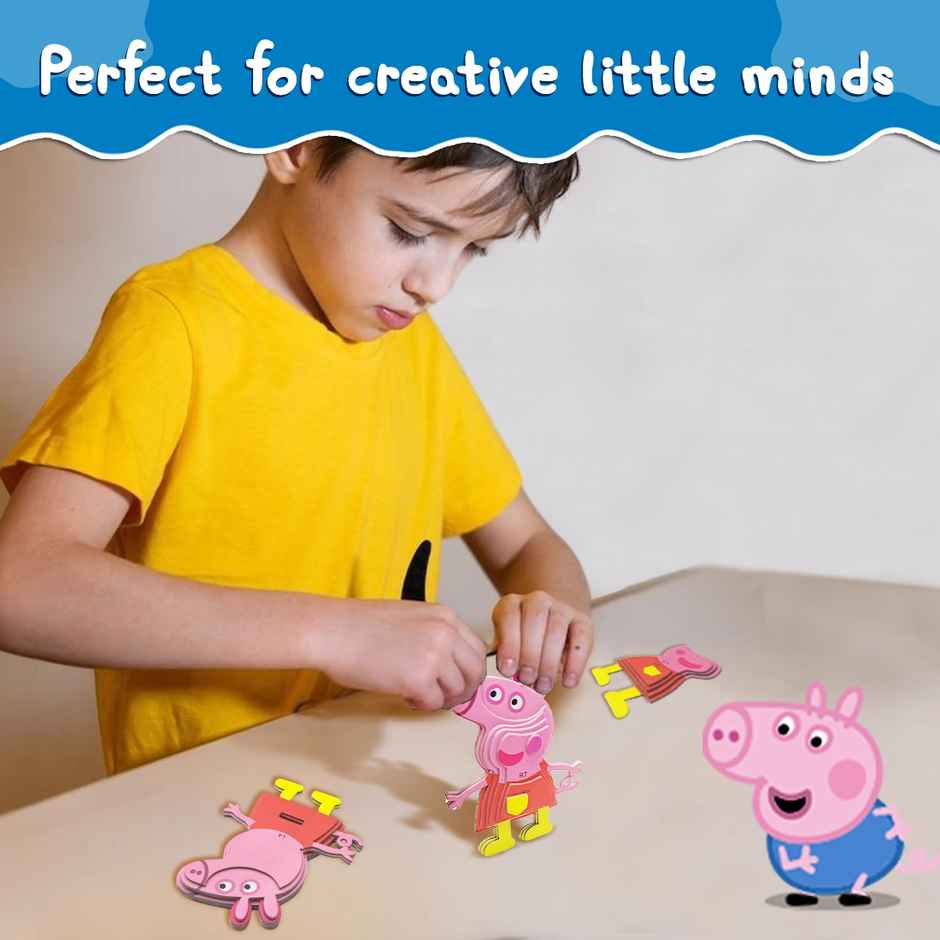 Wembley Peppa Pig 3D Puzzle Model Kit DIY Assembly Stem Learning Puzzle Toy
