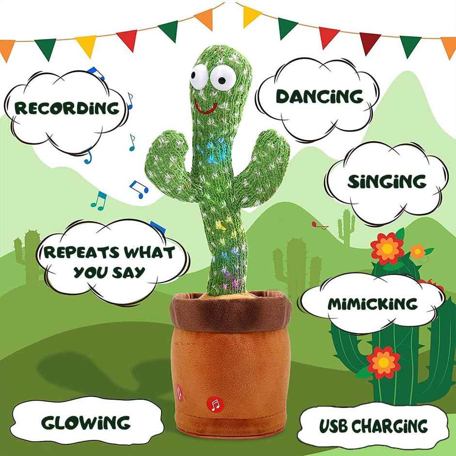 Wembley Dancing And Talking Cactus Toys For Kids