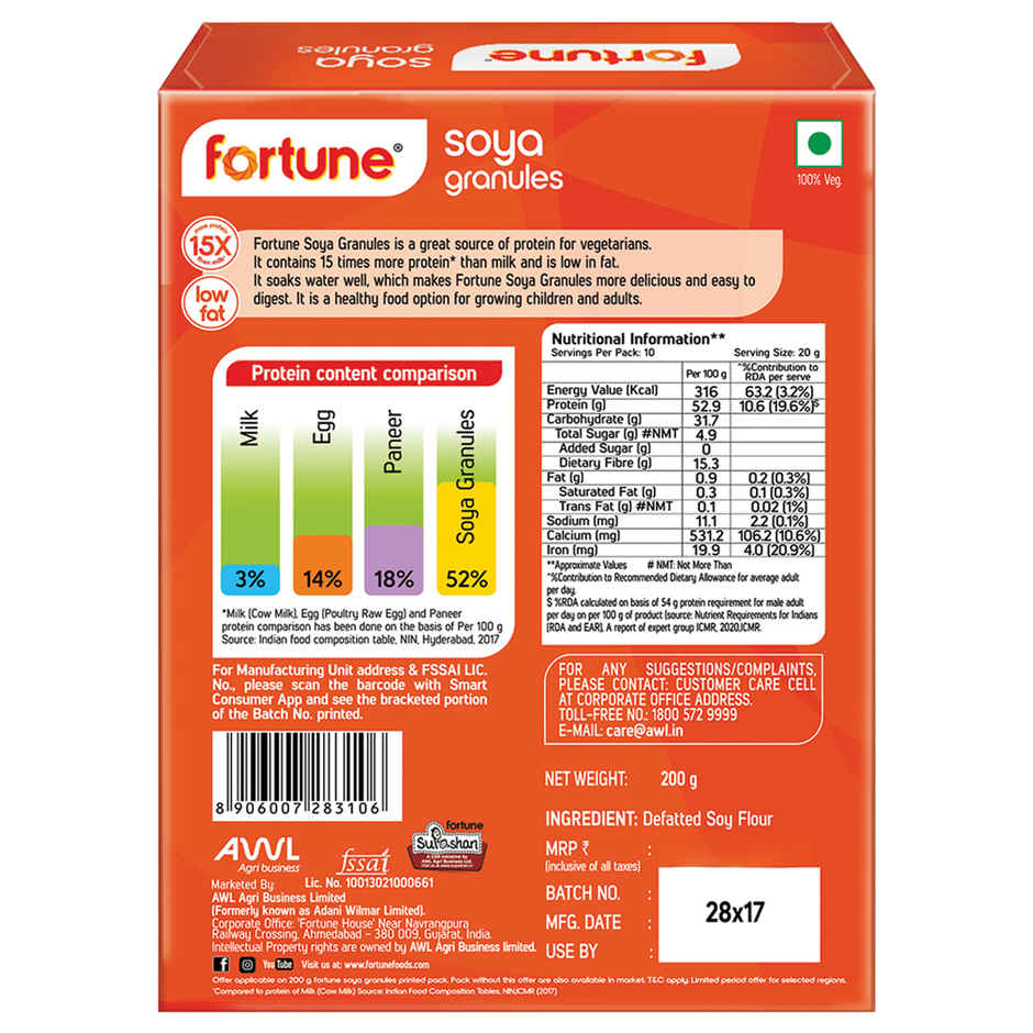 Fortune Soya Granules Combo 