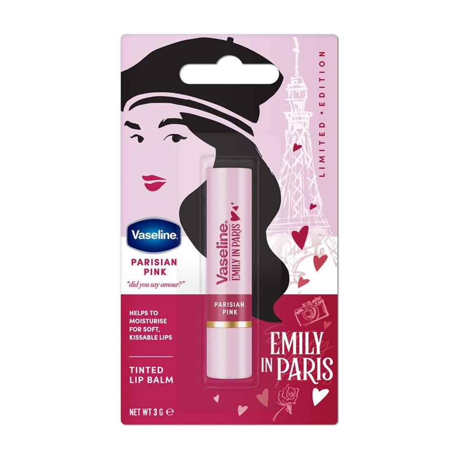 Vaseline Emily in Paris Parisian Pink Tinted Lip Balm