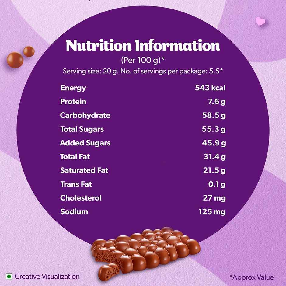 Cadbury Dairy Milk Silk Bubbly Chocolate Bar Combo