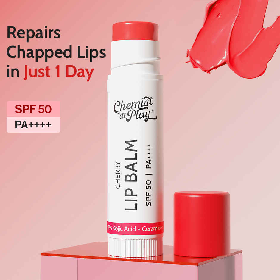 Chemist At Play Cherry Lip Balm Repairs Chapped Lips Brightens Lips Kojic Acid