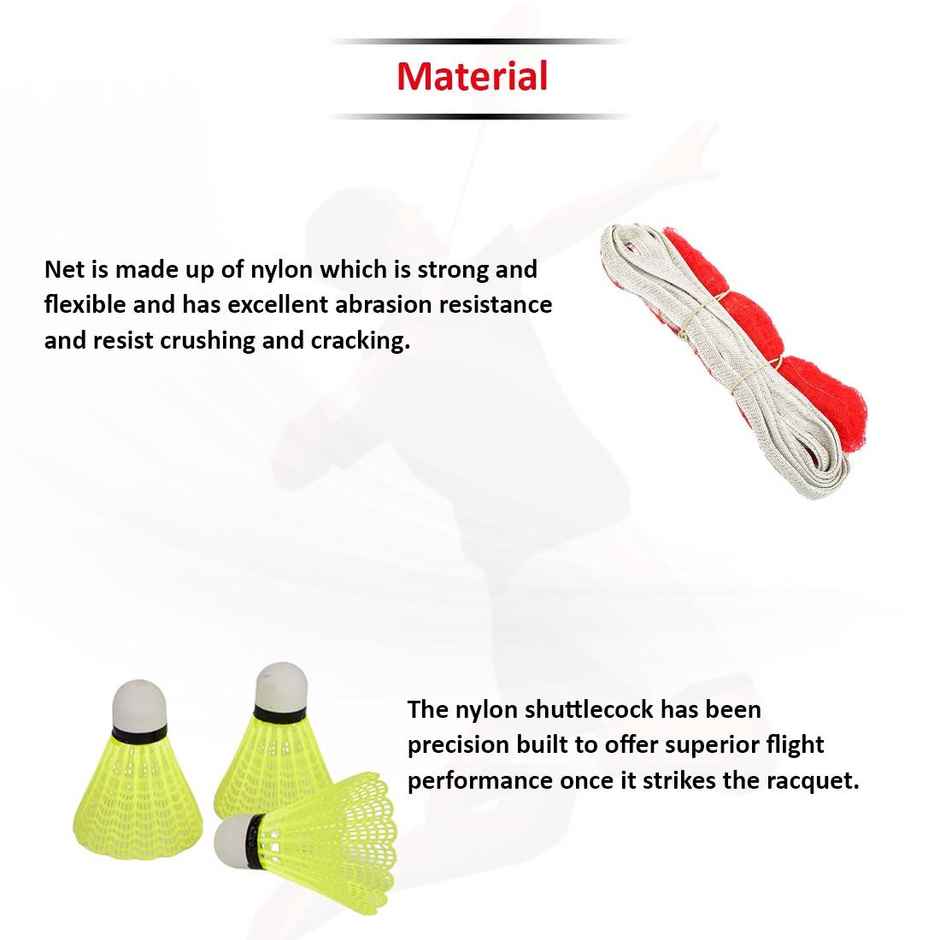 Hipkoo Sports Strength Aluminum Badminton Complete Set - Assorted