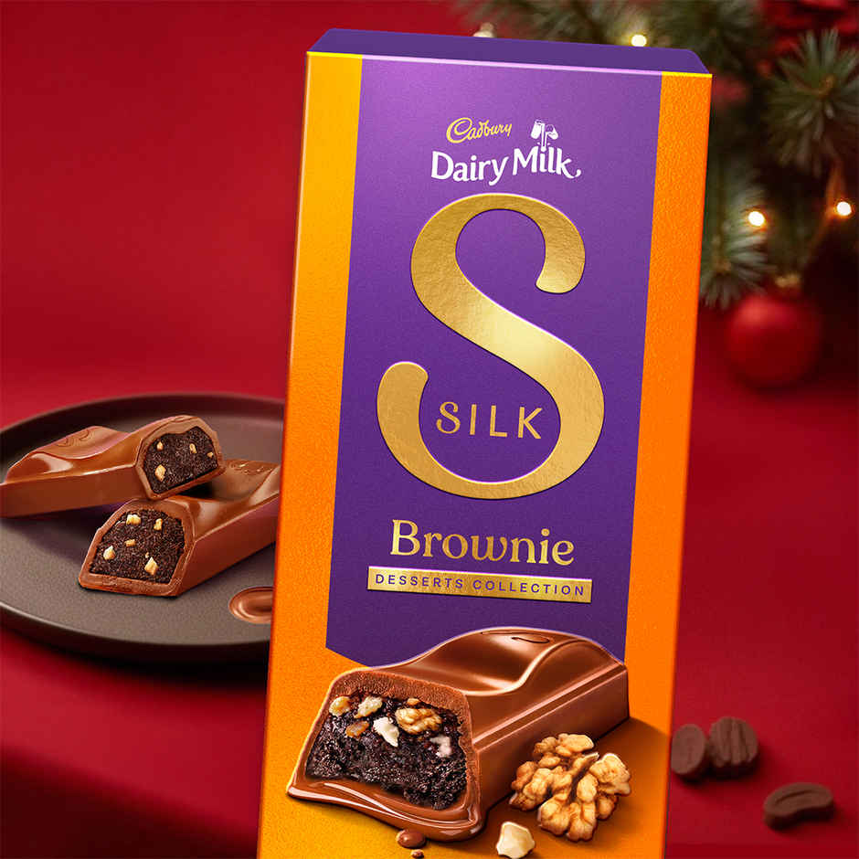 Cadbury Dairy Milk Silk Desserts Brownie Chocolate Bar
