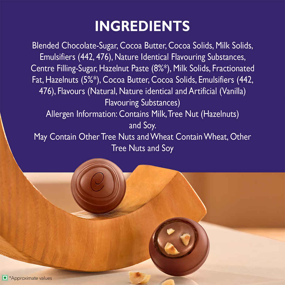 Cadbury Studio Gianduja Hazelnut Signature Pralines Chocolate