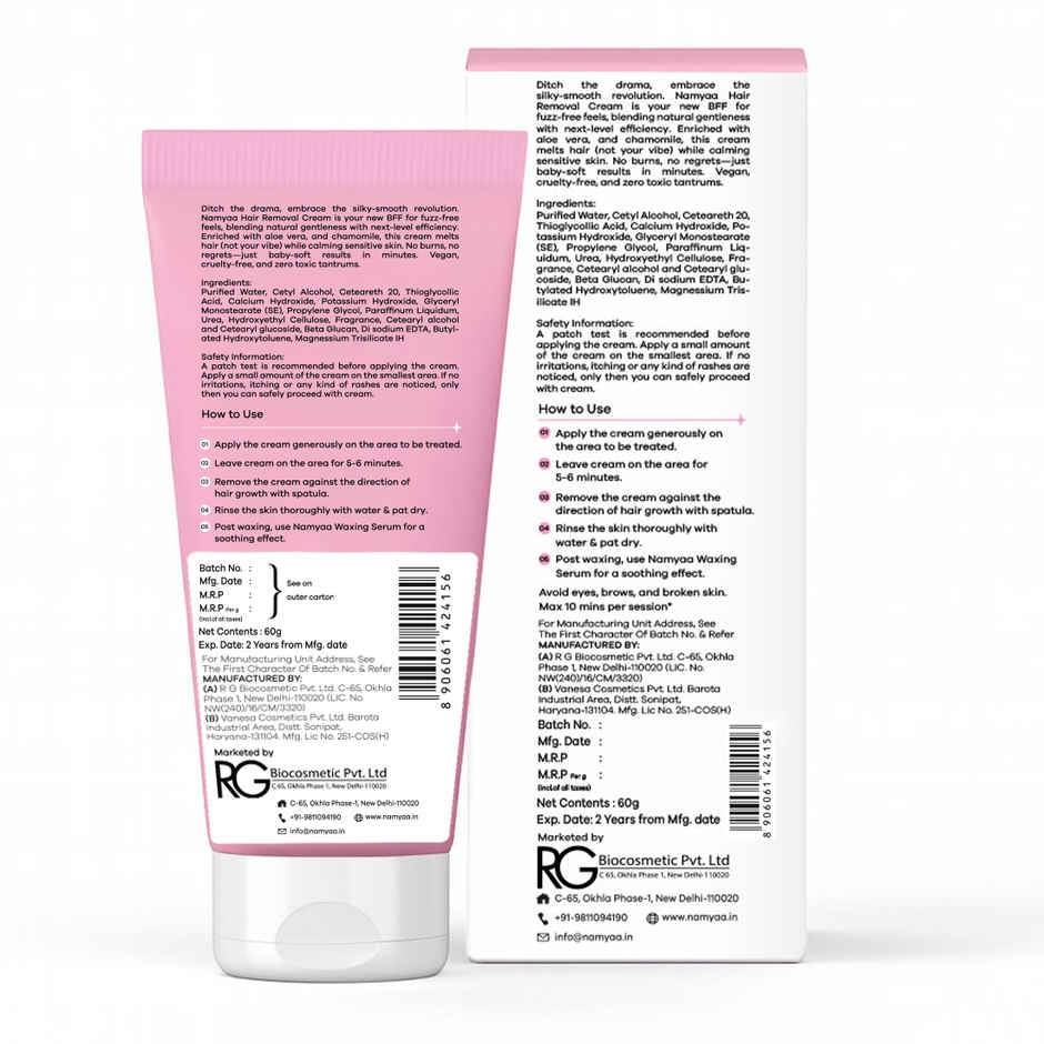 Namyaa Hair Removal Cream For Intimate Skin For Women Combo 