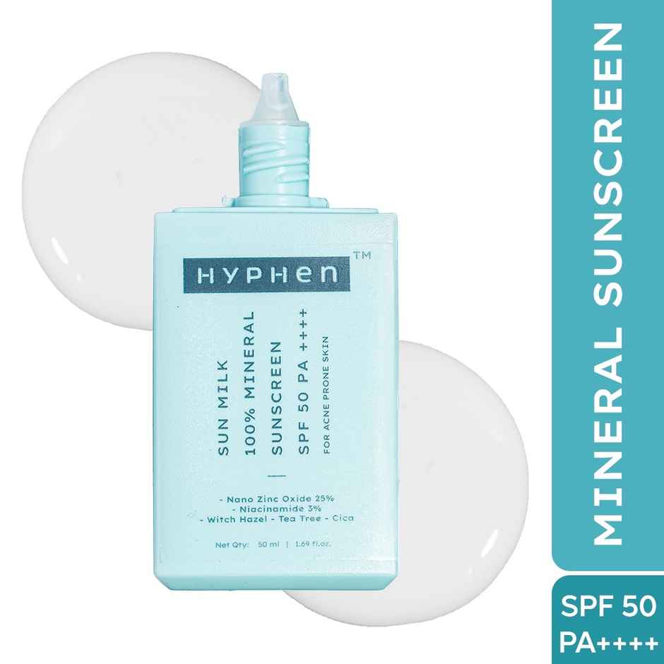 Hyphen Sun Milk 100% Mineral Sunscreen SPF 50 PA++++