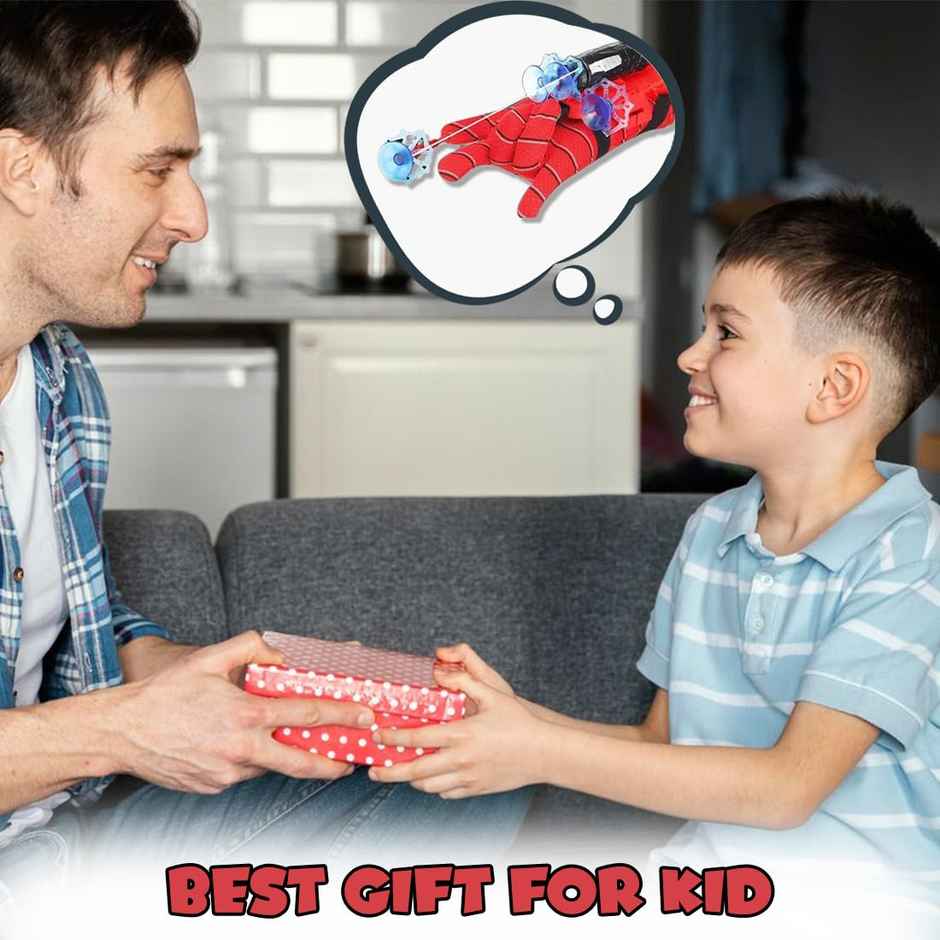 Wembley Spider Web Shooter Toys For Kids Gadget Avengers Toys For Boys Gloves Launcher Wrist Toy