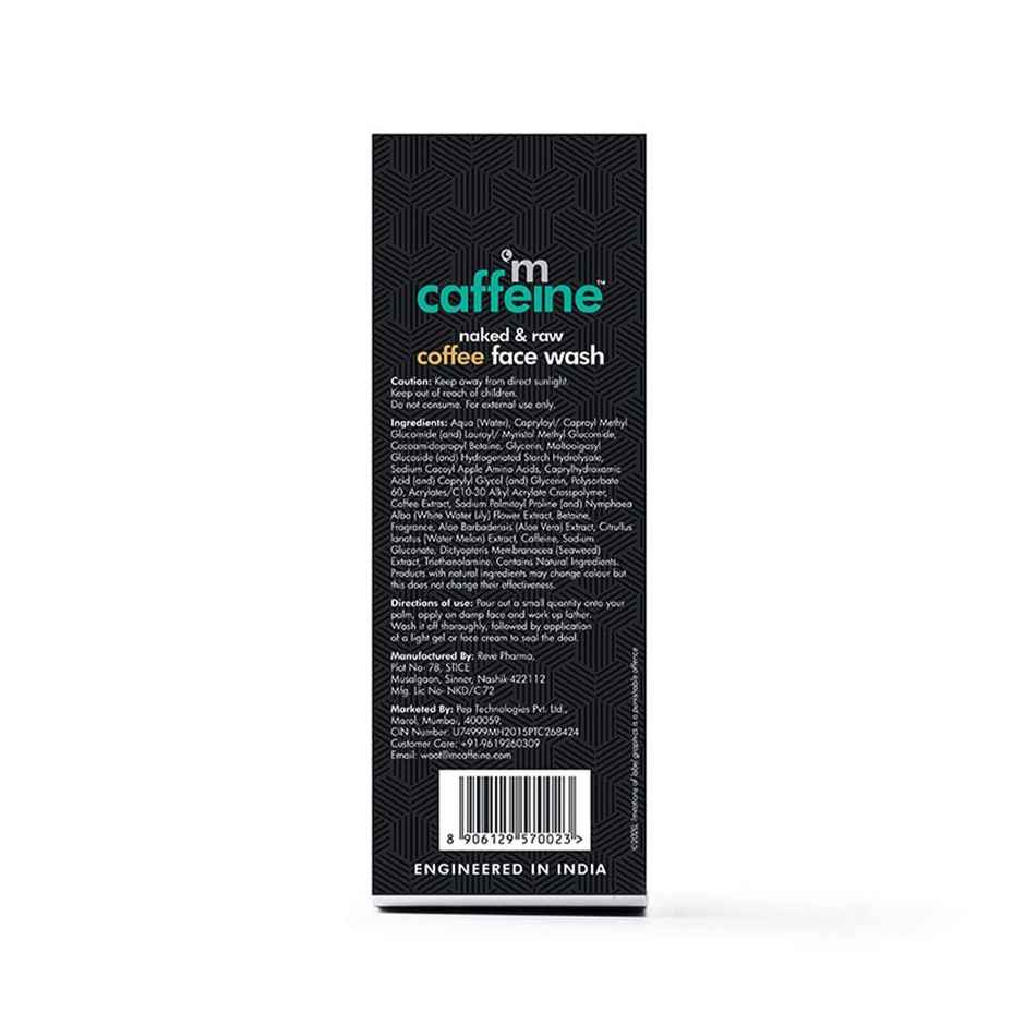 mCaffeine Coffee Face Wash for Fresh & Glowing Skin - Removes Oil & Dirt