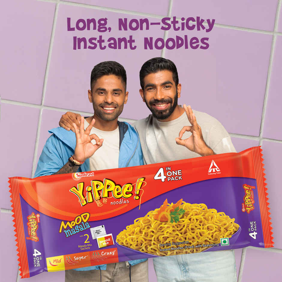 Yippee Mood Masala Noodles| 4 in 1| Combo