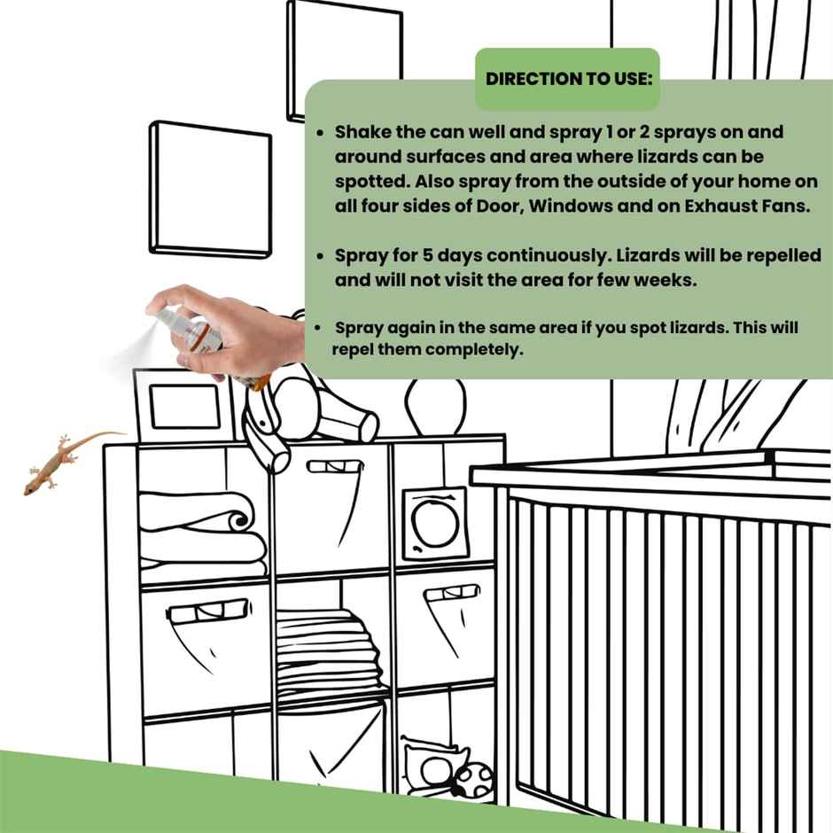 Herbal Strategi Lizard Repellent