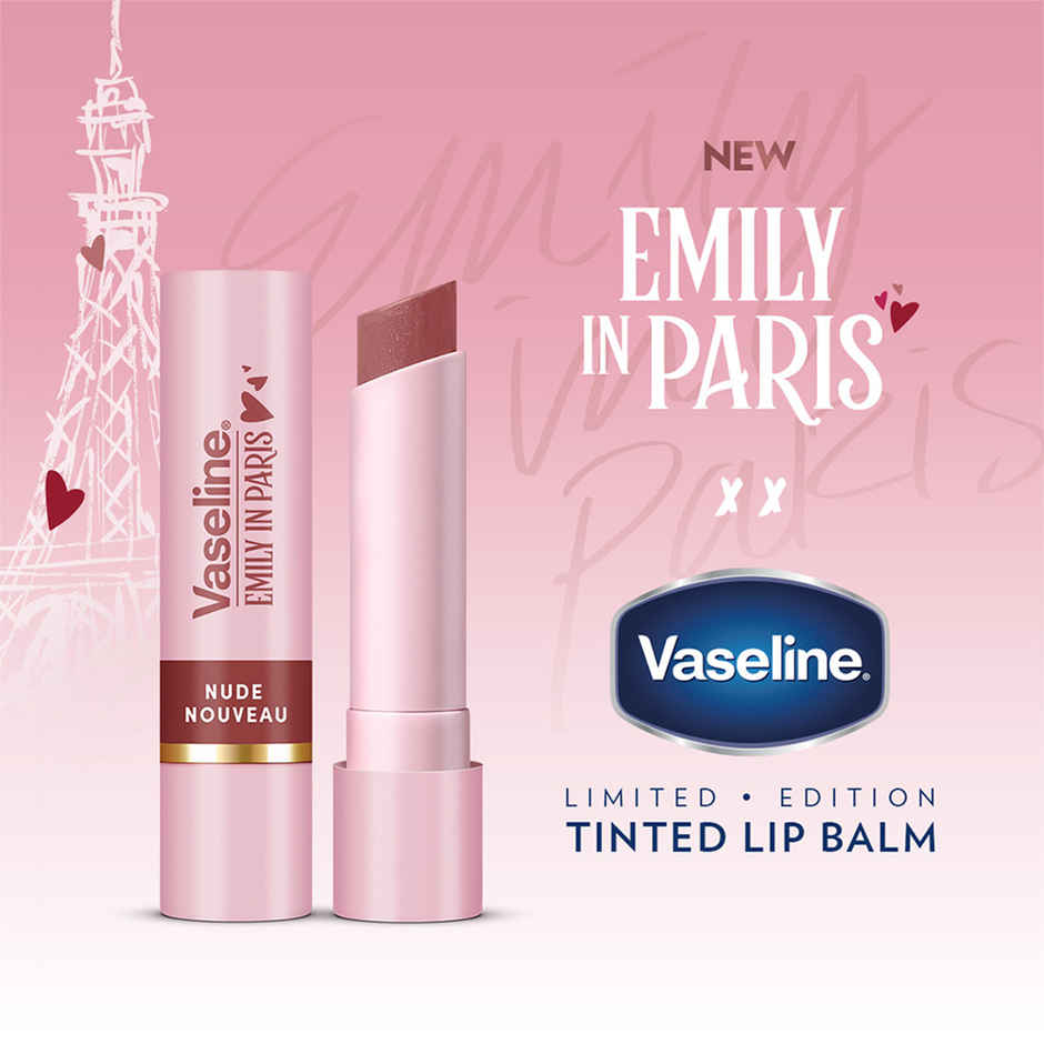 Vaseline Emily in Paris Nude Nouveau Tinted Lip Balm