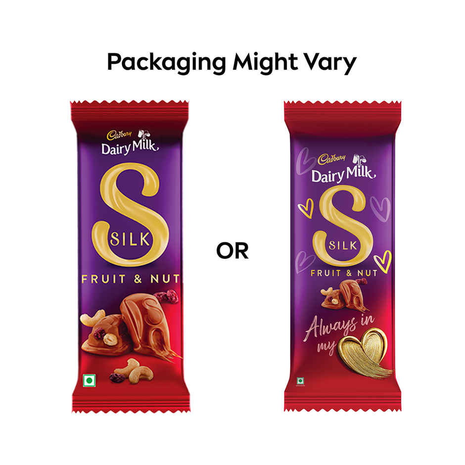 Cadbury Dairy Milk Silk Fruit and Nut Chocolate Bar