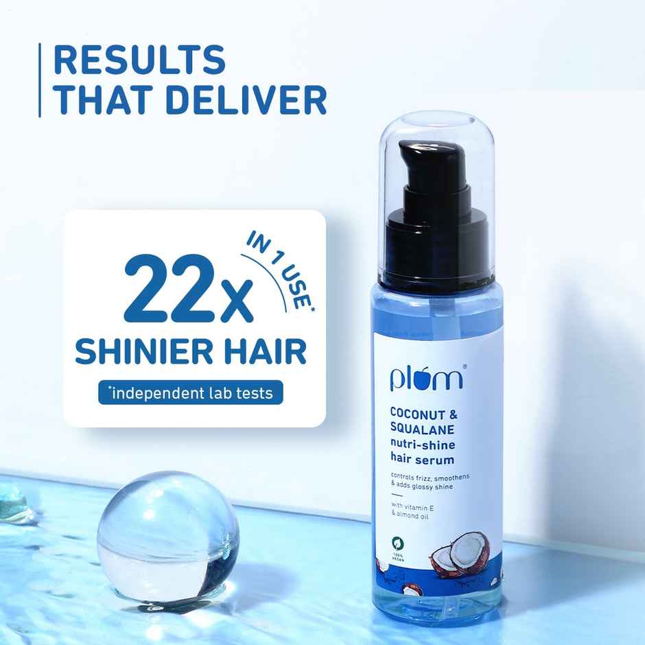 Plum Coconut & Squalene Nutri-Shine Hair Serum