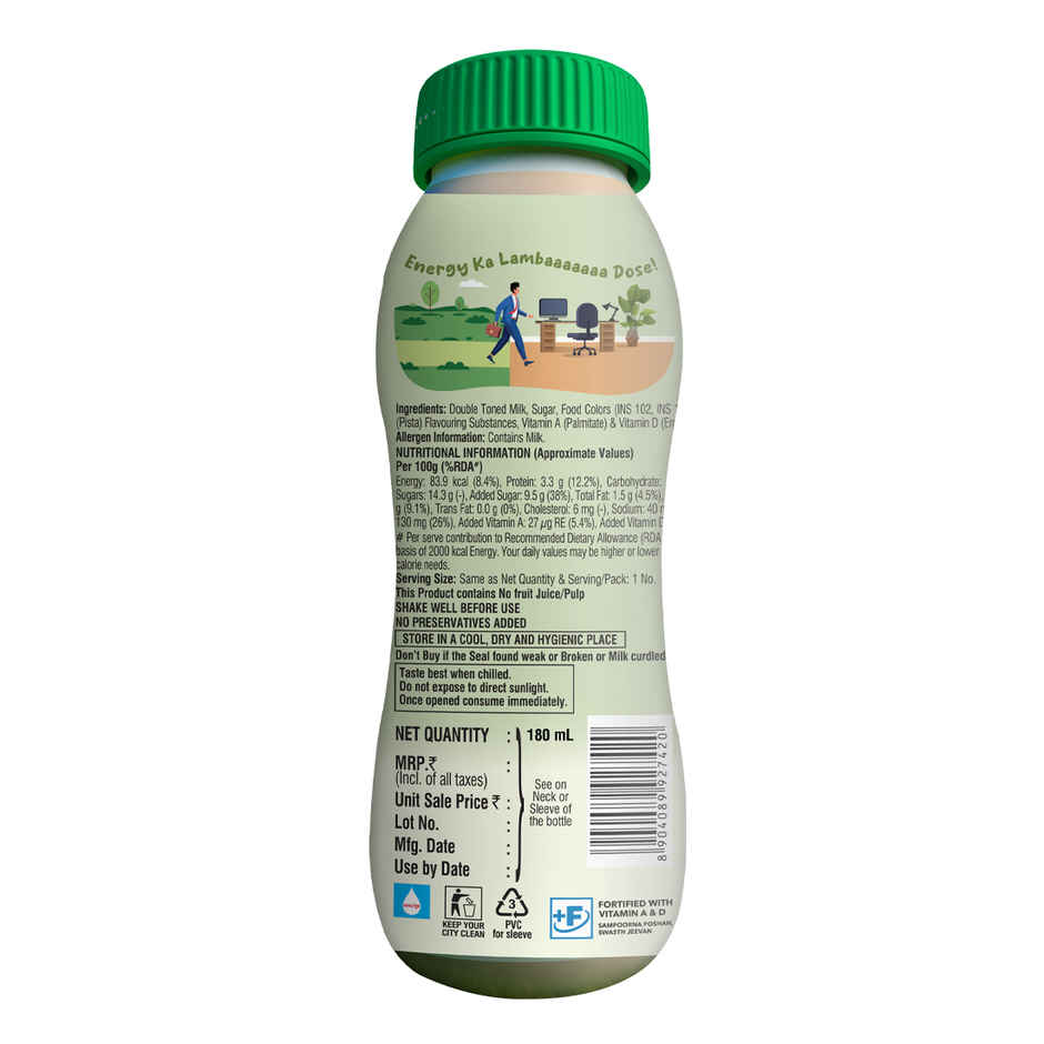 Heritage Pista Flavoured Milk