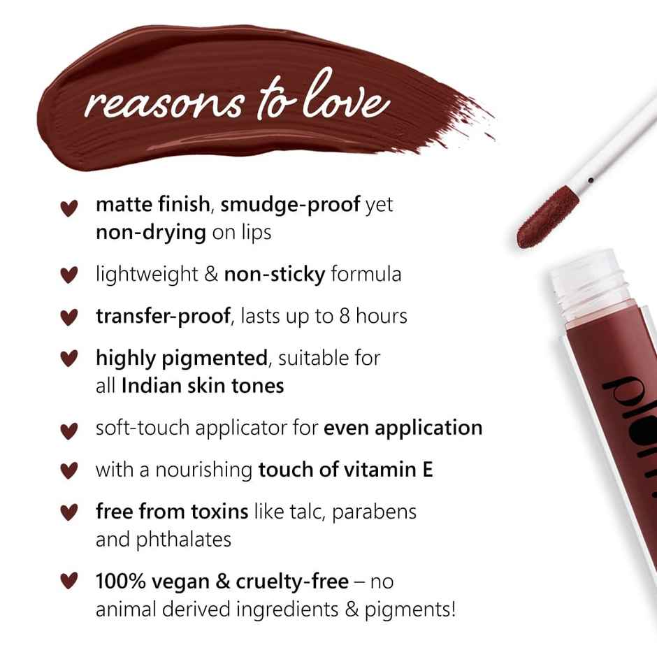 Plum Matte In Heaven Liquid Lipstick Trial Pack Cocoa Mocha 130