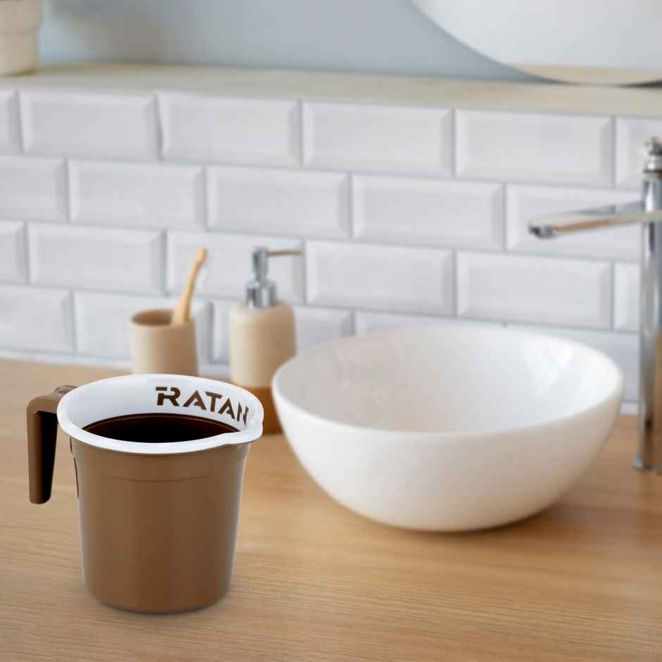 Ratan Plasticware Gloria Mug 1.5 L | Brown