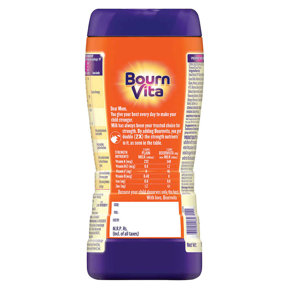 Bournvita Chocolate Nutrition Drink Jar