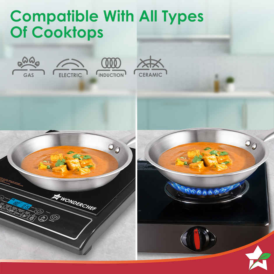 Wonderchef Stella Triply Stainless Steel Cookware Set
