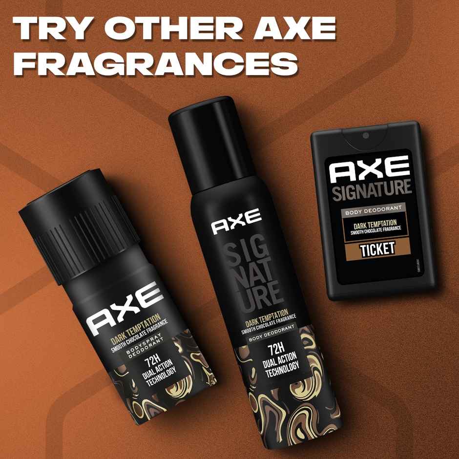 Axe Signature Dark Temptation Long Lasting No Gas Body Deodorant For Men