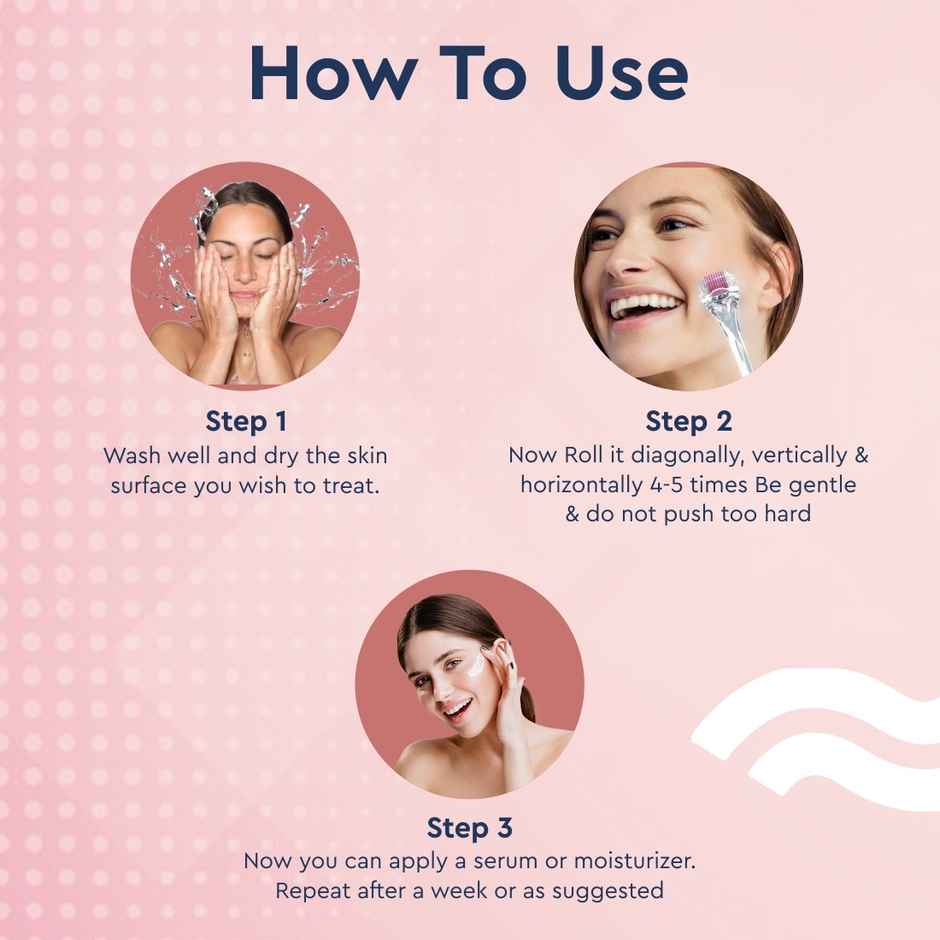 Gubb Derma Roller Transparnt Pink